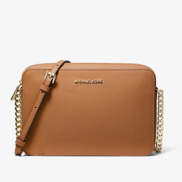 Michael Kors Handbags - Michael Kors Jet Set East West Leather Crossbody